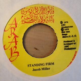 

7inch Record JACOB MILLER - Standing Firm NONE Arab Jamaica Reggae, Ska & Dub Used