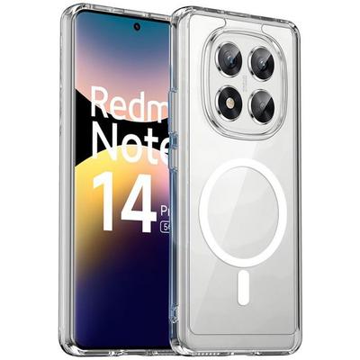 Skal - E.F.Connection® - för Xiaomi Redmi Note 14 Pro 5G - Transparent - Stöttåligt - för Xiaomi Tunt och lätt