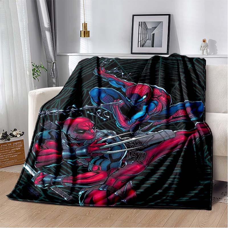 2026 New Spider-Man DIY Printed Blanket, Living Room/Bedroom Shawl, Suitable for Home, Office and Leisure Use, and Can Also Be