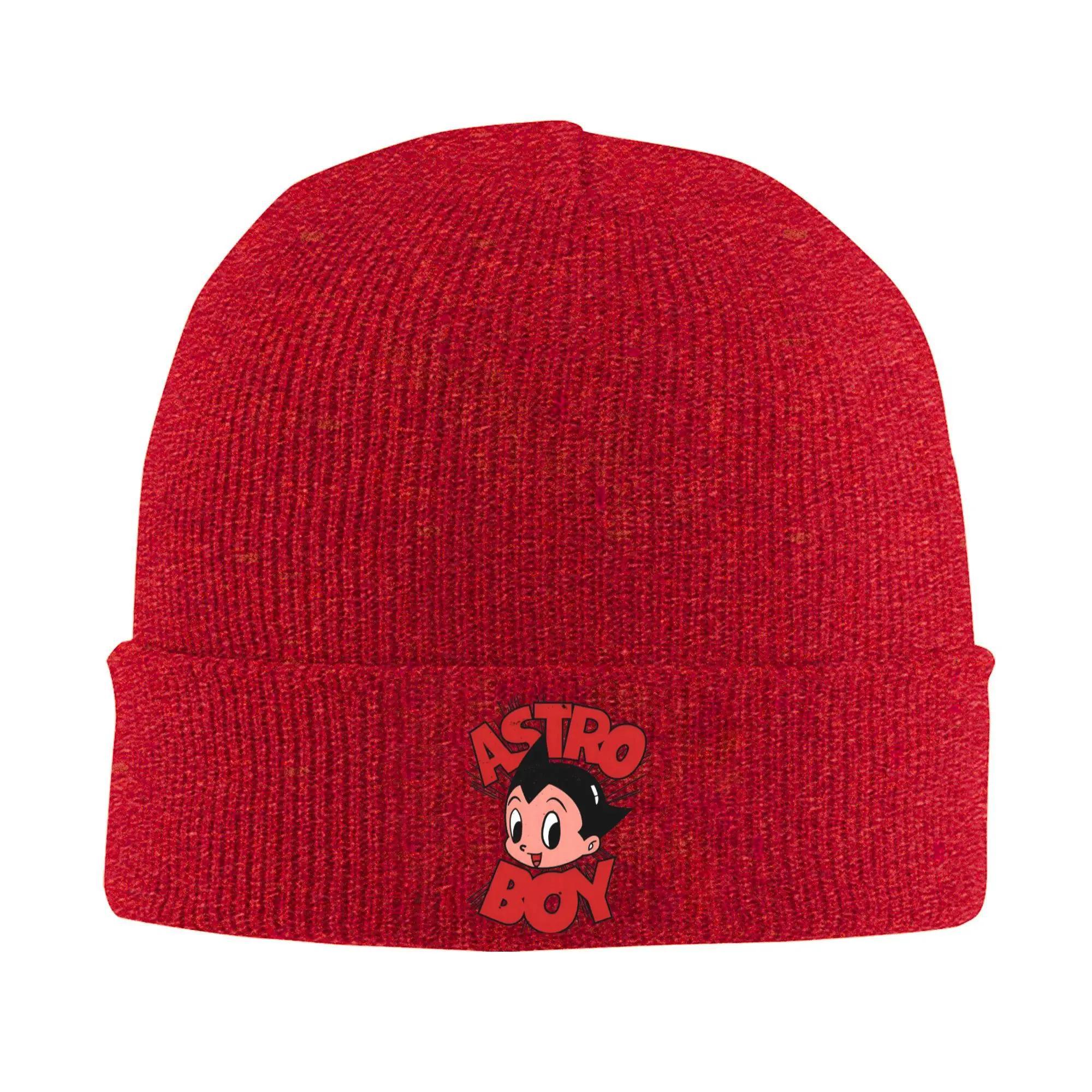 

Astro Boy Knit Hat Beanies Winter Hats Warm Acrylic New Caps Unisex Women Gifts