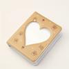 1pc Three-Inch Love Album Photo Storage Book with Heart Design - Transparent Inner Pages, Perfect for Commemorating Precious Moments, Memory Book