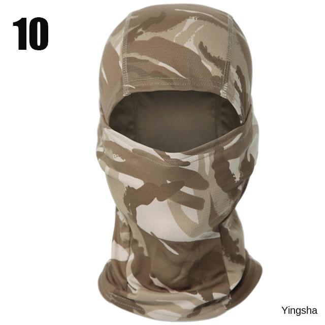 Camouflage Balaclava Full Face Scarf Ski Bicycle Full Face Cover Winter Neck Head Warmer Tactical Airsoft Cap Helmet Liner