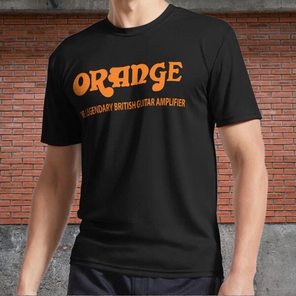 Men s and Women s T-shirts Orange - Legendary British Guitar XL