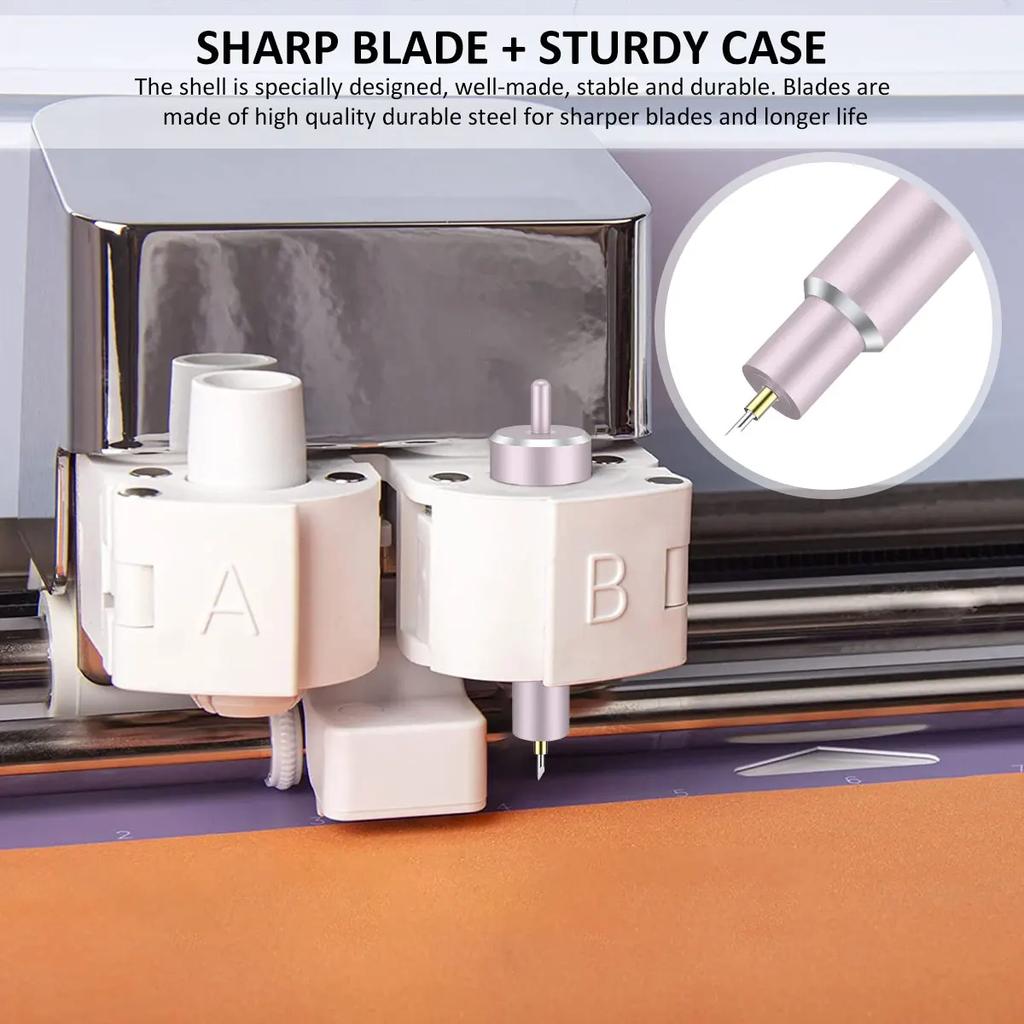 Deep Cut Blade For Roland Cricut Maker Accessories 60 Degree Deep Point Blade Foam Chipboard Leather Cutting Tool FOR Explore 3