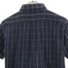 McGregor Check Pattern Short Sleeve Polo Shirt M Navy Fawn Men's Used