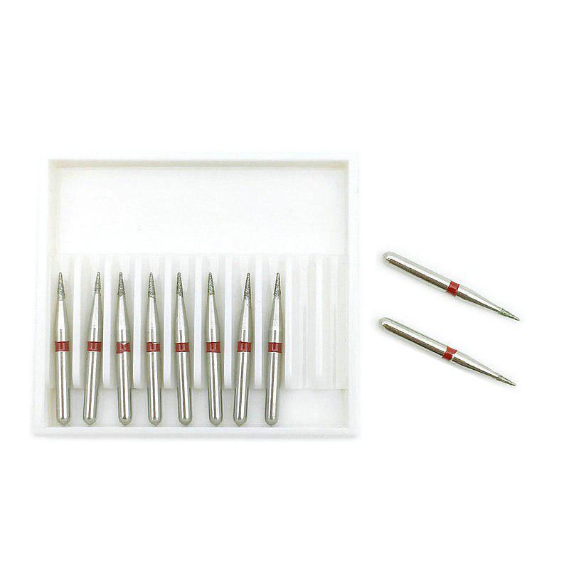 10pcs Dental Diamond Burs Drill Dia-burs for High Speed Handpiece Fine FG 1.6mm Drills Dentistry Material CD-53F