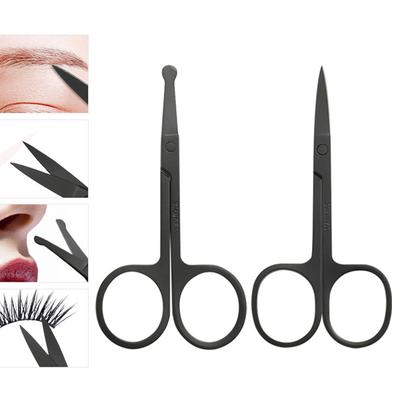 חיתוך גבות מספרי יופי לשיער אף עגול מספריים ליופי כלי יופי