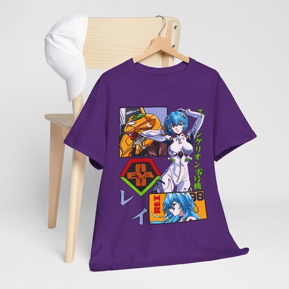 Neon Genesis Evangelion Shirt Eva Unit 01 Japanese Anime Gift Shirt All Size
