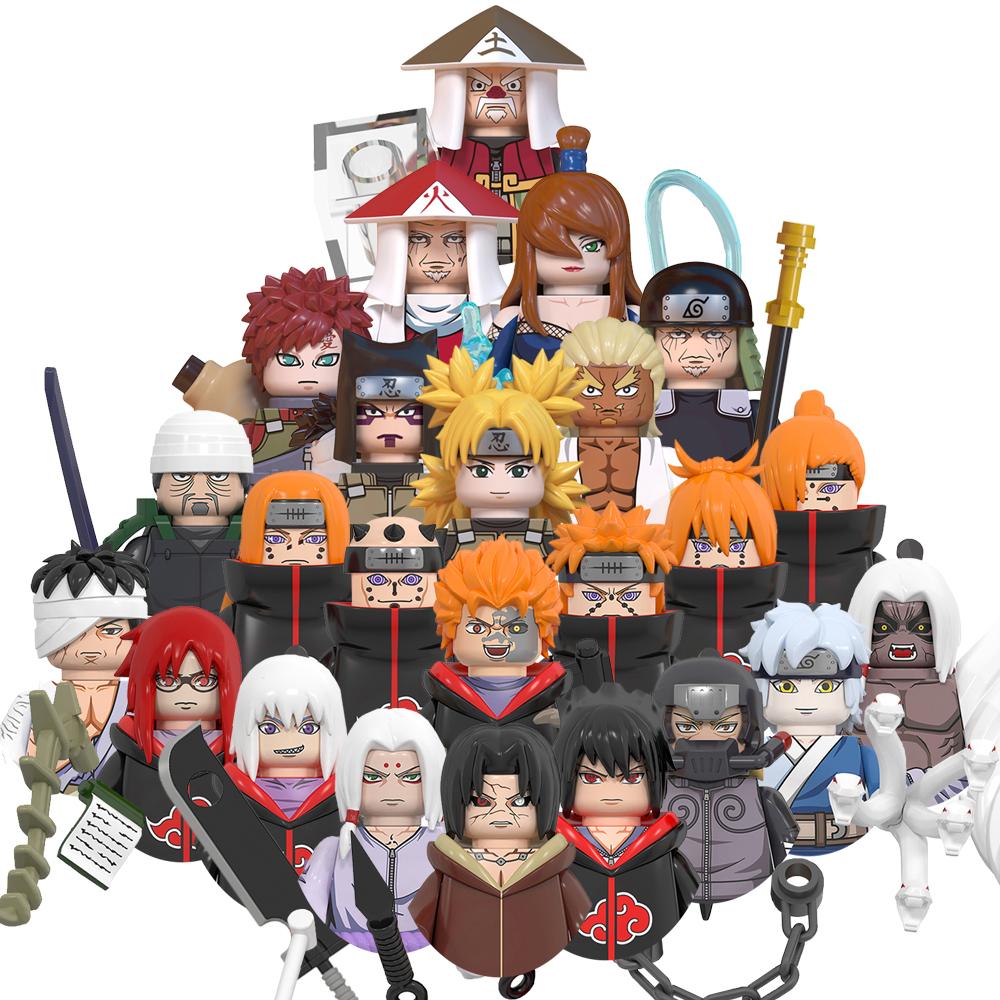 MOC Creative Anime Cartoon Bricks Dolls Compatible Model Mini Education Puzzle Assemble Action Figures Building Blocks Toys
