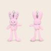 Floral Printed Bunny Plush Keychain Toy Pendant Cartoon Stuffed Doll Kids Gift