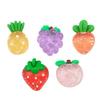 Crystal Grapefruit Cartoon Resin Croc Charms, DIY Jewelry, and Hair Clip Accessories