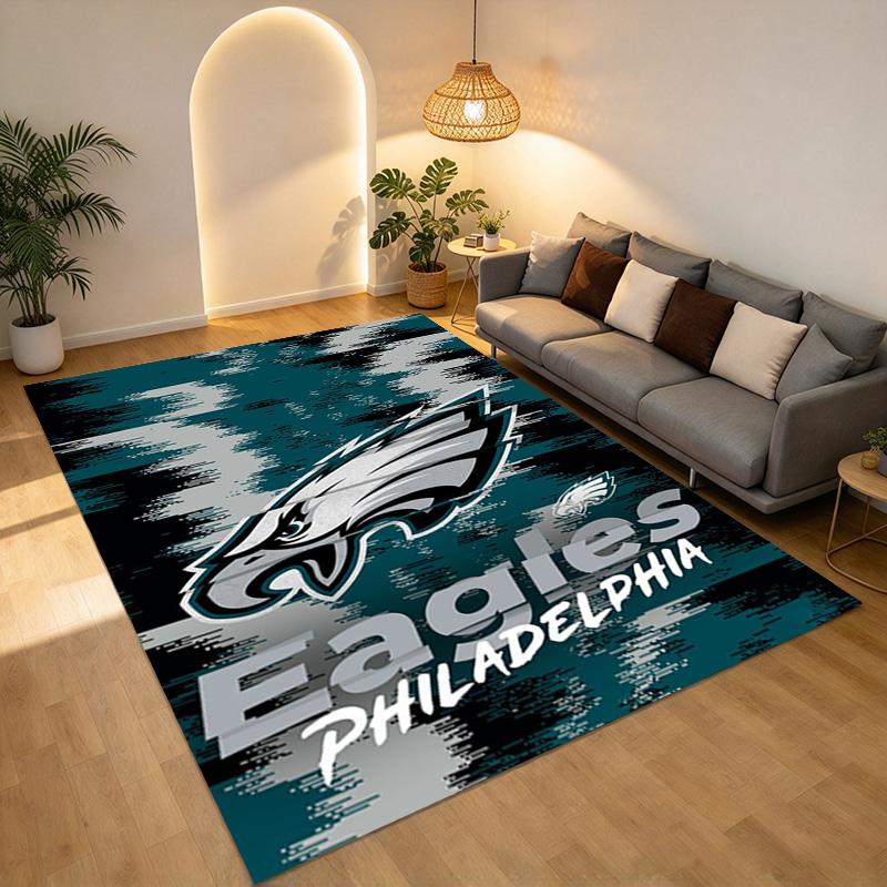 Eagles Philadelphia Living Room Nonslip Area Rug Soft Carpet For Bedroom Game Playroom Sofa Office Home Decor Doormat Christmas Gift C10265