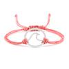 Bohemian Wax Rope Braied Bracelet for Women Men Charm Waves Adjustable Bangles Lucky String Bracelets Friends Gift Wrist Jewelry