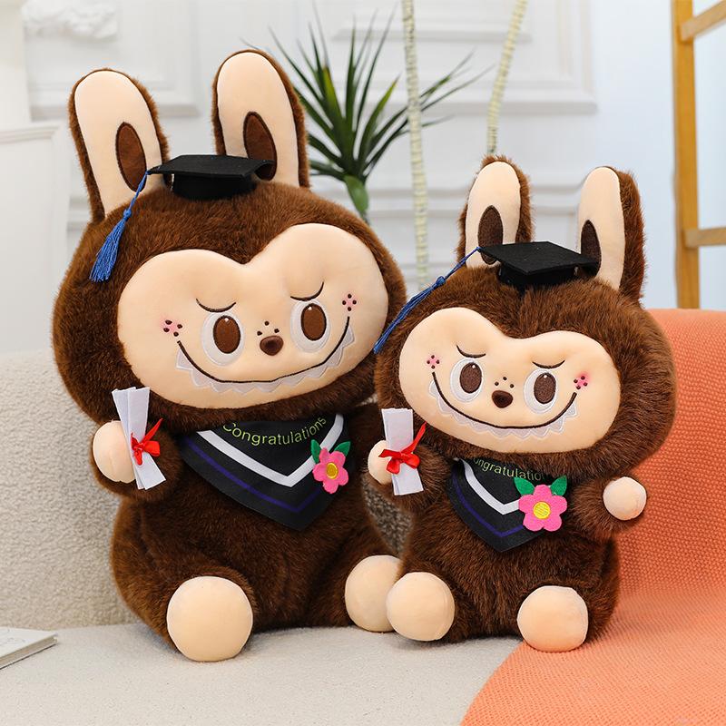Bai Fen Bai Dolls And Toys Dr. Rabub Doll Graduation Commemorative Gift Doll Children's Pillow Plush Toy