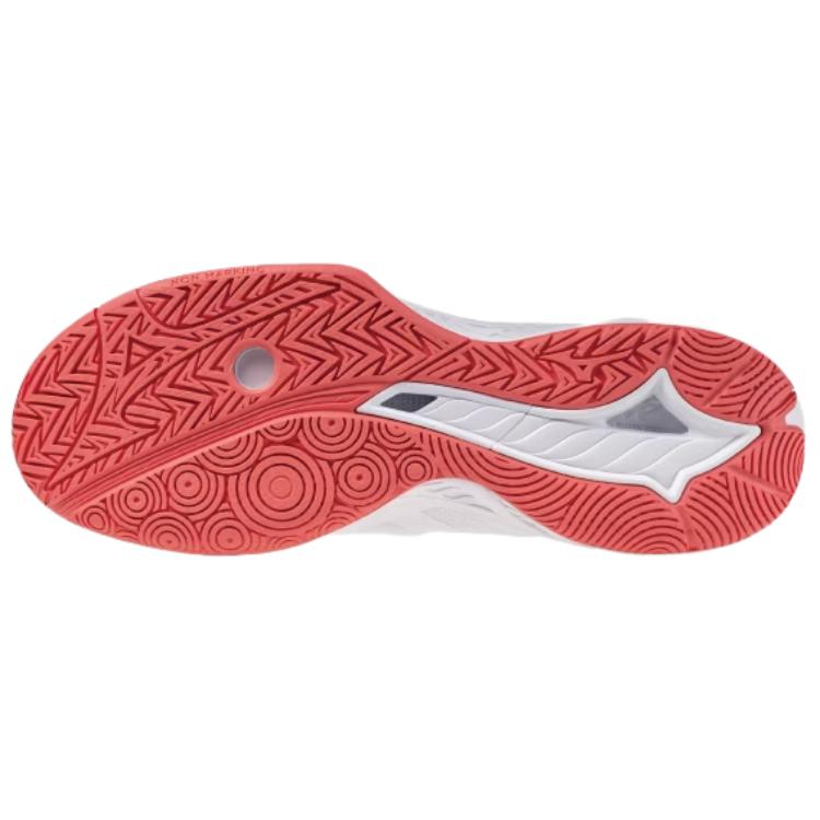 Mizuno WAVE FANG EL2 Unisex White Badminton Shoes Classic Versatile 71GA242325