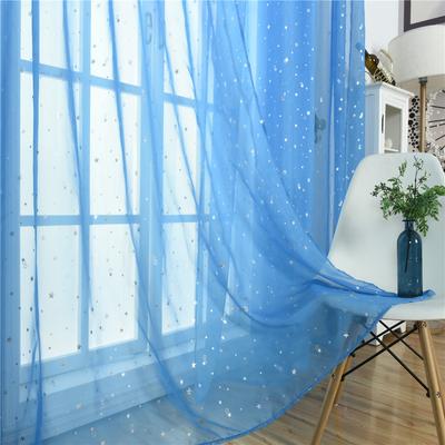 Star Window Screen Wearing Rod/Hook Curtain Bedroom Living Room Decorative Window Screen