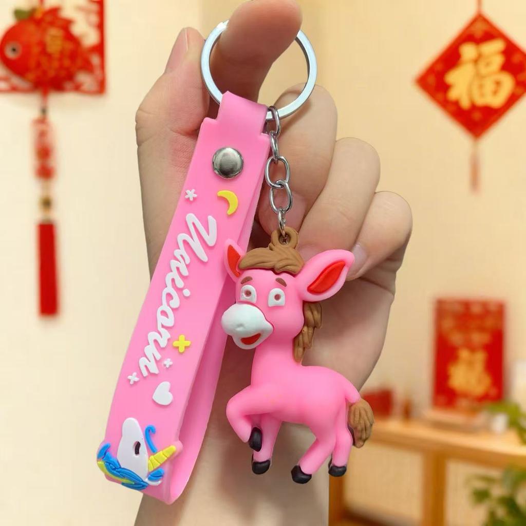 Doll Keychain 2026 Pony New Year's Zodiac Pendant Small Gift Car Bag Pendant