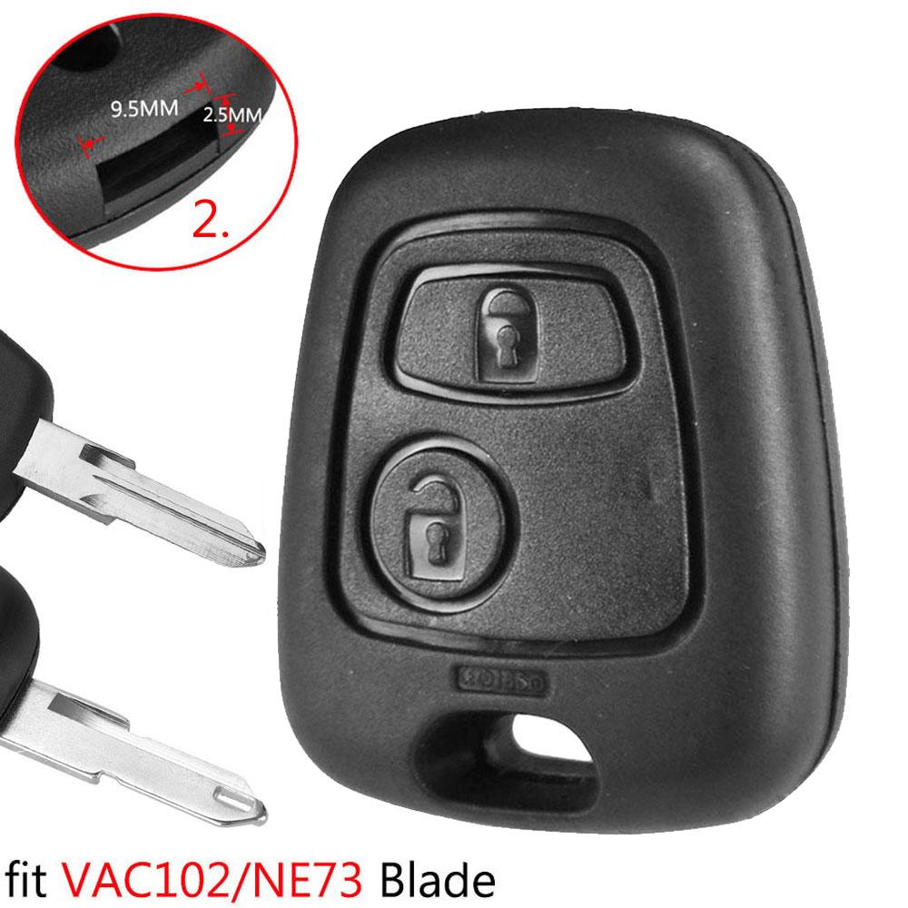 

For Peugeot 307 107 207 407 FOR Citroen C1 C2 C3 C4 C5 XSARA Picasso Key Repair Kit Car Replacement Remote Key Shell Case Fob