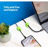 Hand-shaped Rubber Holder Glasses Cable Power Cord Charging Line Self Adhesive Mini Hook Car Storag Organizer Gadget Decorations