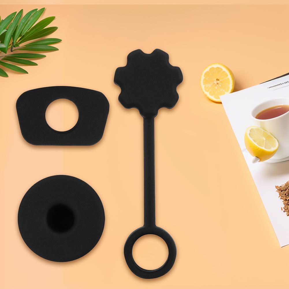 Silicone Spill Stopper Set Straw Cover Leak Stopper Anti Spill Stopper Set for Stanley 1.0/2.0 Tumbler Accessories
