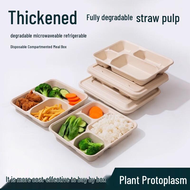 Biodegradable Compartmented Pulp Food Container