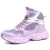 Women'S High Top Work Safety Boots Steel Toe Shoes Anti-Smash & Anti-Puncture Boots - Stylish, Lightweight For Logistics Work