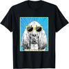 Bluthund Porträt Pop Art Bluthund mit Sonnenbrille T-Shirt