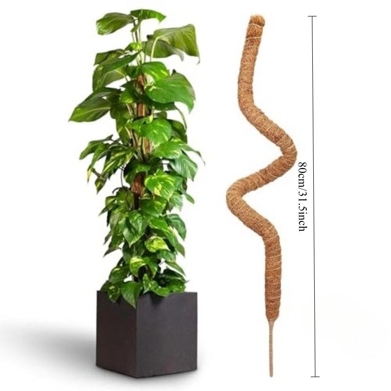 Large Artificial Palm Climbing Coir Pole Gardening Coconut Stick for Climbing Plants Vines and Creepers Plant Home Garden Decor