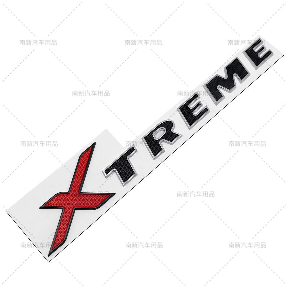 3D Metal X-TREME Letter Emblem Fit Land Cruiser Dubai Edition Rear Fender Modification Badge