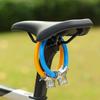 Bicycle Lock Heavy Duty Steel Cable Waterproof Anti Cut Ring Lock for Mountain Bike Road Bike Electric Bike