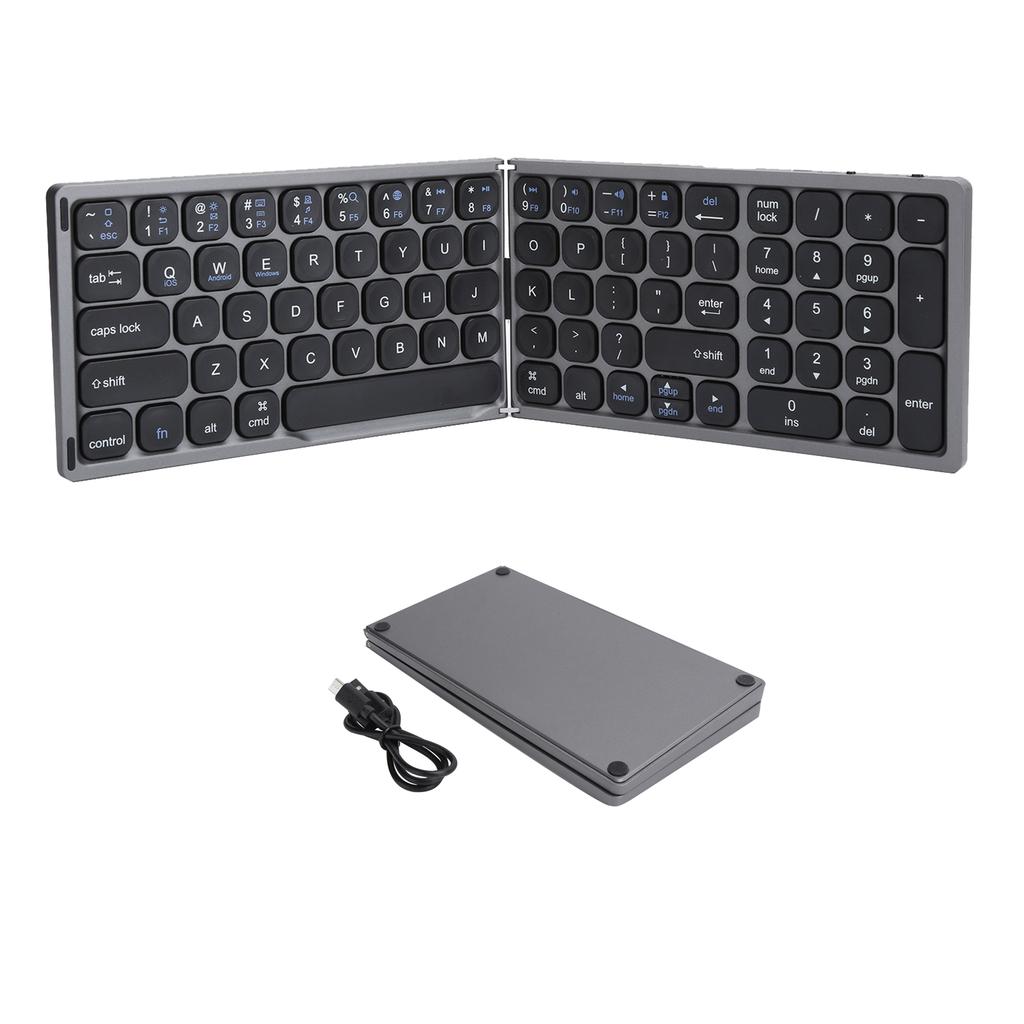 Folding Bluetooth Keyboard Wireless Ultrathin for IOS Android Windows Computer