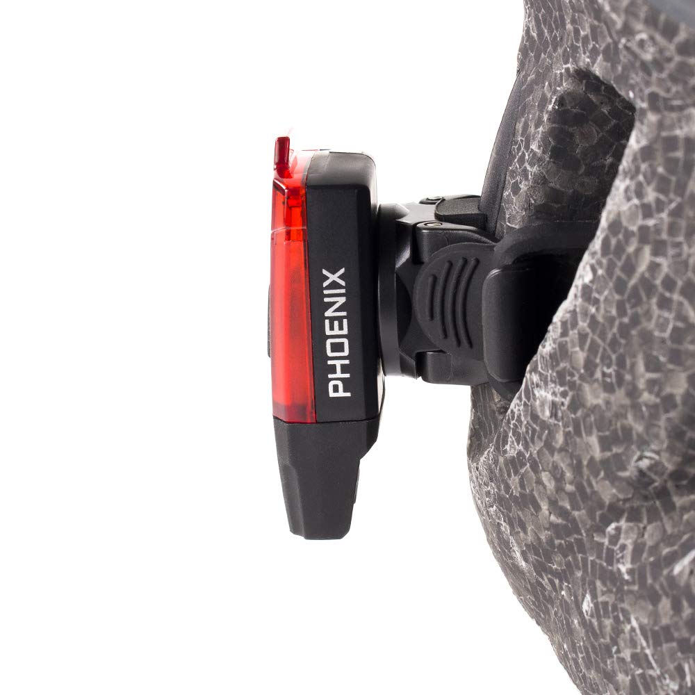 SERFAS HLMT-2 Phoenix 15 Lumen Rear Bicycle Light, Black, One Size [Helmet Compatible]