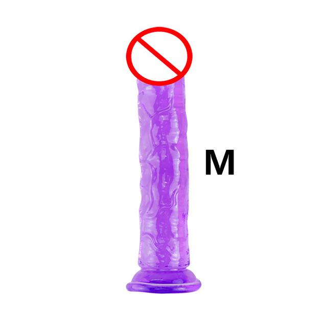 Realistic Dildo With Super Strong Suction Cup Erotic Jelly Dildo Sex Toys for Woman Artificial Penis