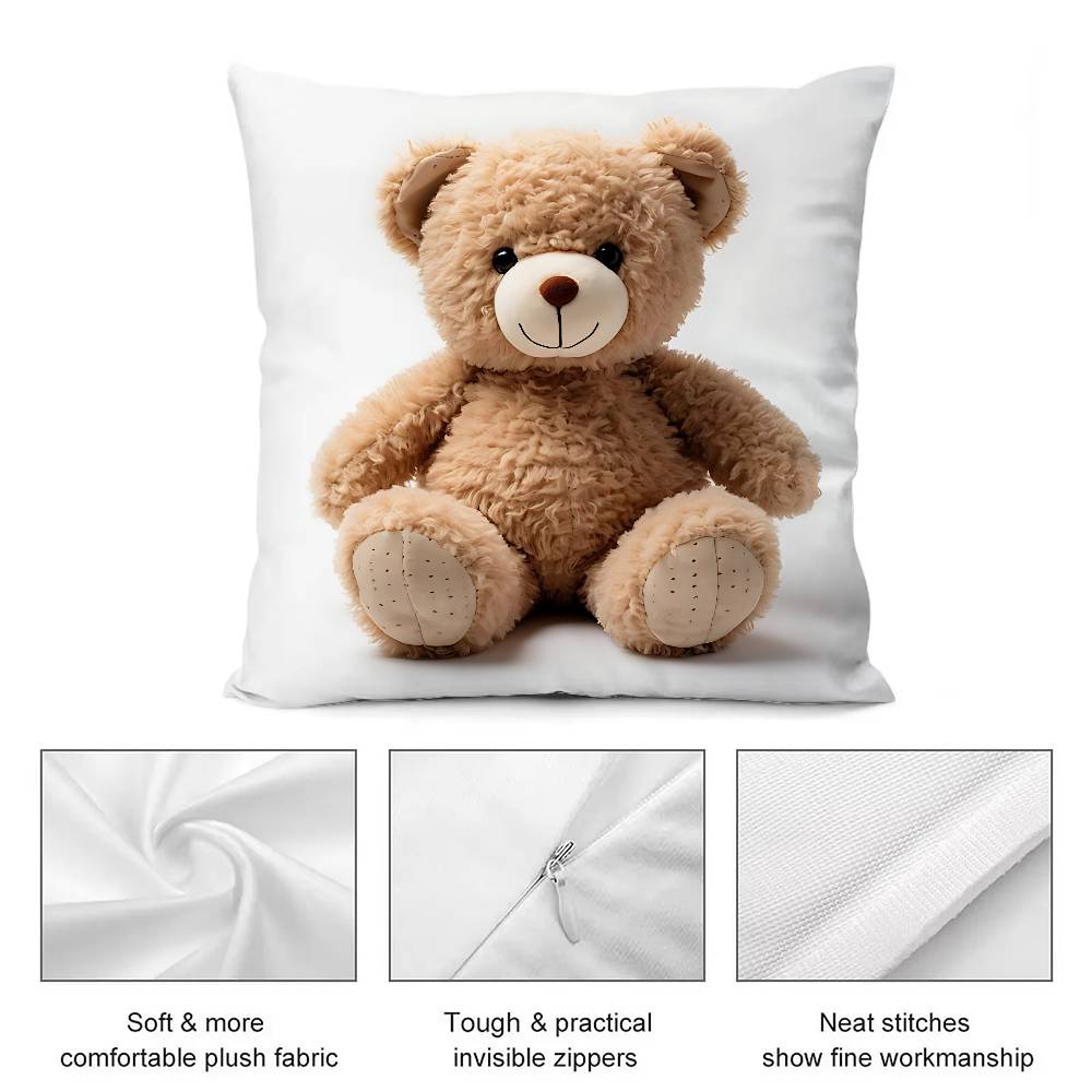 Kawaii T-Teddy Bear Pillow Case Pillows For Cover Home Decor Items Living Room Decoration Cushion Covers