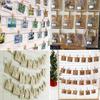 200/50 stücke Mini Foto Clip DIY Handgemachte Handwerk Clip Memo Papier Peg Wäscheklammer Holz Bild Schellen Home Büro Dekoration clips
