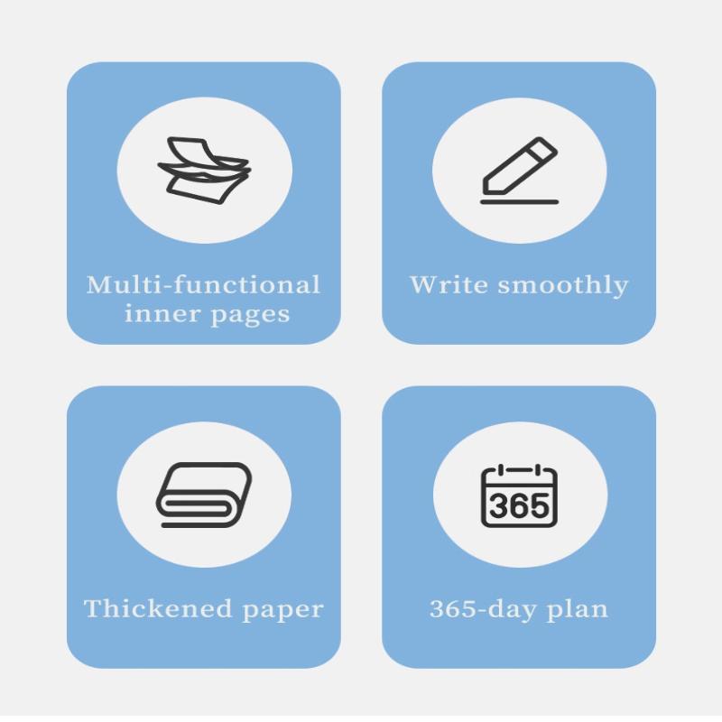 Ημερολόγιο A6 Προδιαγραφών 2026 Αγγλικό, Ημερολόγιο Δερμάτινο 64 Φύλλα 128 Σελίδων, Ημερολόγιο Καθημερινού Προγραμματισμού 365 Ημερών