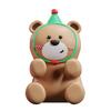 Cartoon Bear Door Bumper Adhesive Free Door Handle Stopper Wall Protector Soft Shock Absorbing Door Stops Anti-collision Pad Decorative Cushion