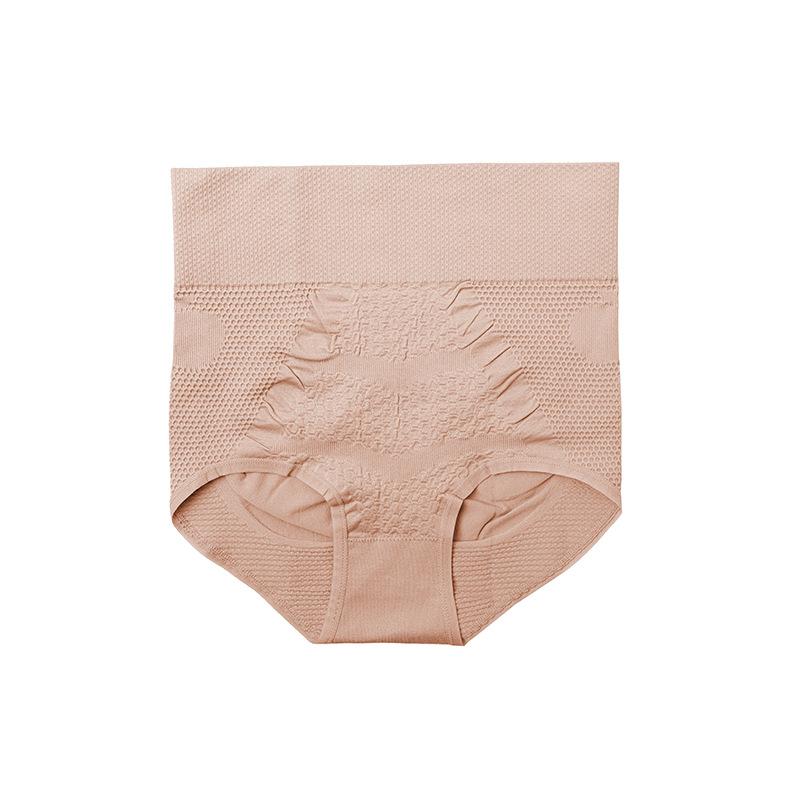 Female Spring and Autumn Beehive Protection Palace Shrink Waist Thin Body Strong Lift Hip Abdominal High Waist Triangle Briefs