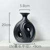 Unique Nordic Style Ceramic Vase, Simple Modern Home Decoration Art Piece, Dried Flower, Vase, Living Room TV Cabinet Decoration