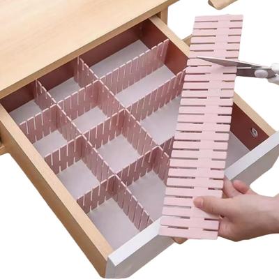 Set of 8 Drawer Dividers, Pink. Easy To Cut and Assemble. Made of Thick, Durable Material. Perfect for Organizing Drawers, Storing Small Items,
