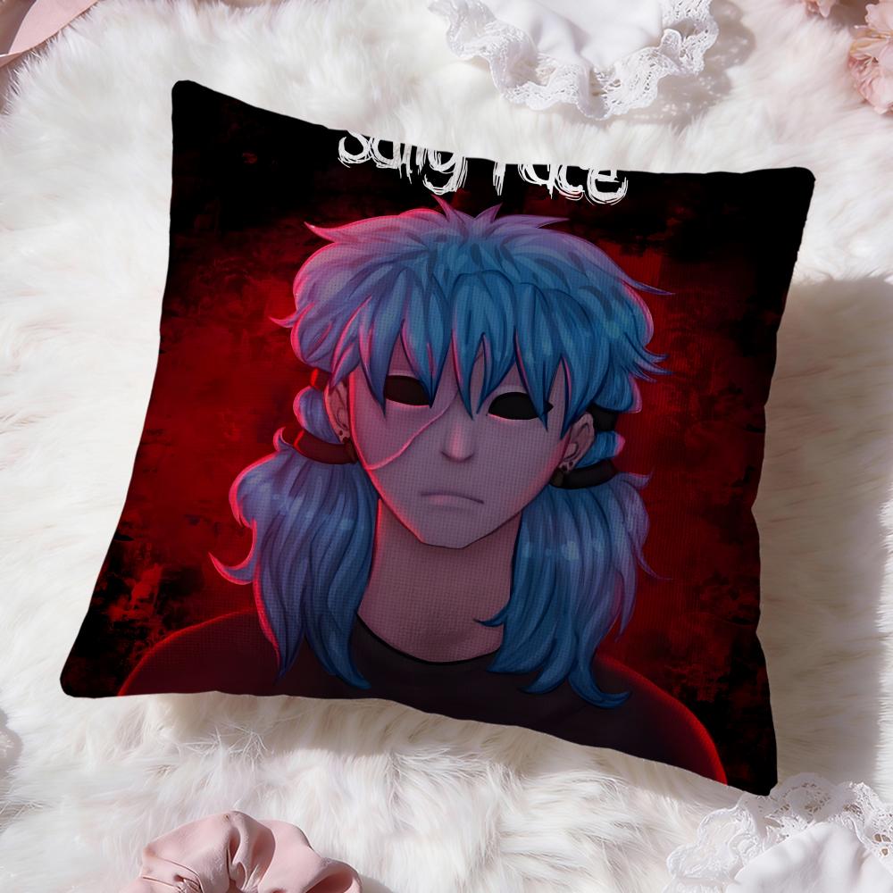 Band S-Sally F-Face Cushion Cover Premium Comfort Reversible Pillow Cove -Two in One Design for Any Room & Car Interior