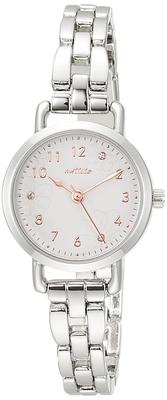Analog Fine Nickel Free Metal Band Floral Pattern Silver [Fieldwork] ST241p-1 Women's