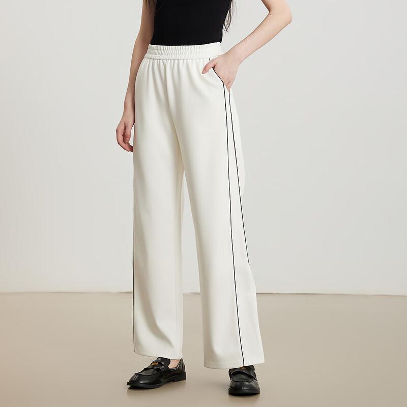 Go Jin Women's Slim Wide-Leg Casual Trousers
