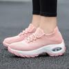 Fashion Yellow Mesh Platform Sneakers Thick Sole Breathable Casual Shoes Women Sneakers Knitting Socks Sneakers White Tennis Shoes