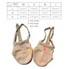 Half Sole Rhythmic Gymnastics Socks Knitted Fabric Gym Dance Socks  Competition Use