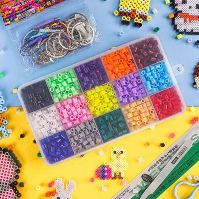 15 Colors 5mm Melting Beads Set Pixel Art Puzzle Hama Beads Diy 3D Puzzles Handmade Gift Fuse Beads Kit Iron Beads Toy