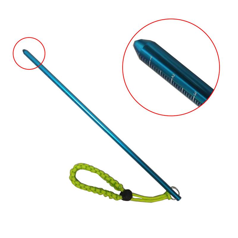 35Cm Diving Stick Aluminum Alloy Noise Maker Rod Pointer With Adjustable Wrist Lanyard Diver Underwater Signaling Devices