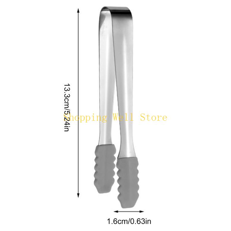 KX4B Set of 10 Practical Ice Tongs Bread Clamps Convenient Ice Tongs