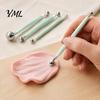Clay Modeling Tools 4Pcs Polymer Shaping Tool Set, Sculpting Stick with Stainless Art Craft Supplies Steel Ball, 4 Size DIY Fondant Pottery Decorating