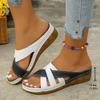 Summer Women Wedge Sandals Premium Orthopedic Open Toe Sandals Vintage Anti-slip Leather Casual National Style Shoes